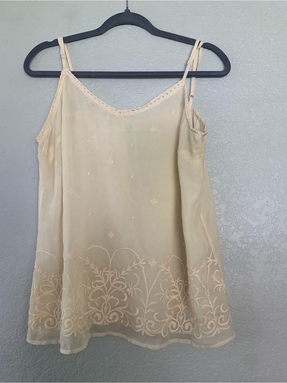 Old Navy Cream Slip Dress